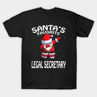 Santas Favorite Legal Secretary Christmas T-Shirt